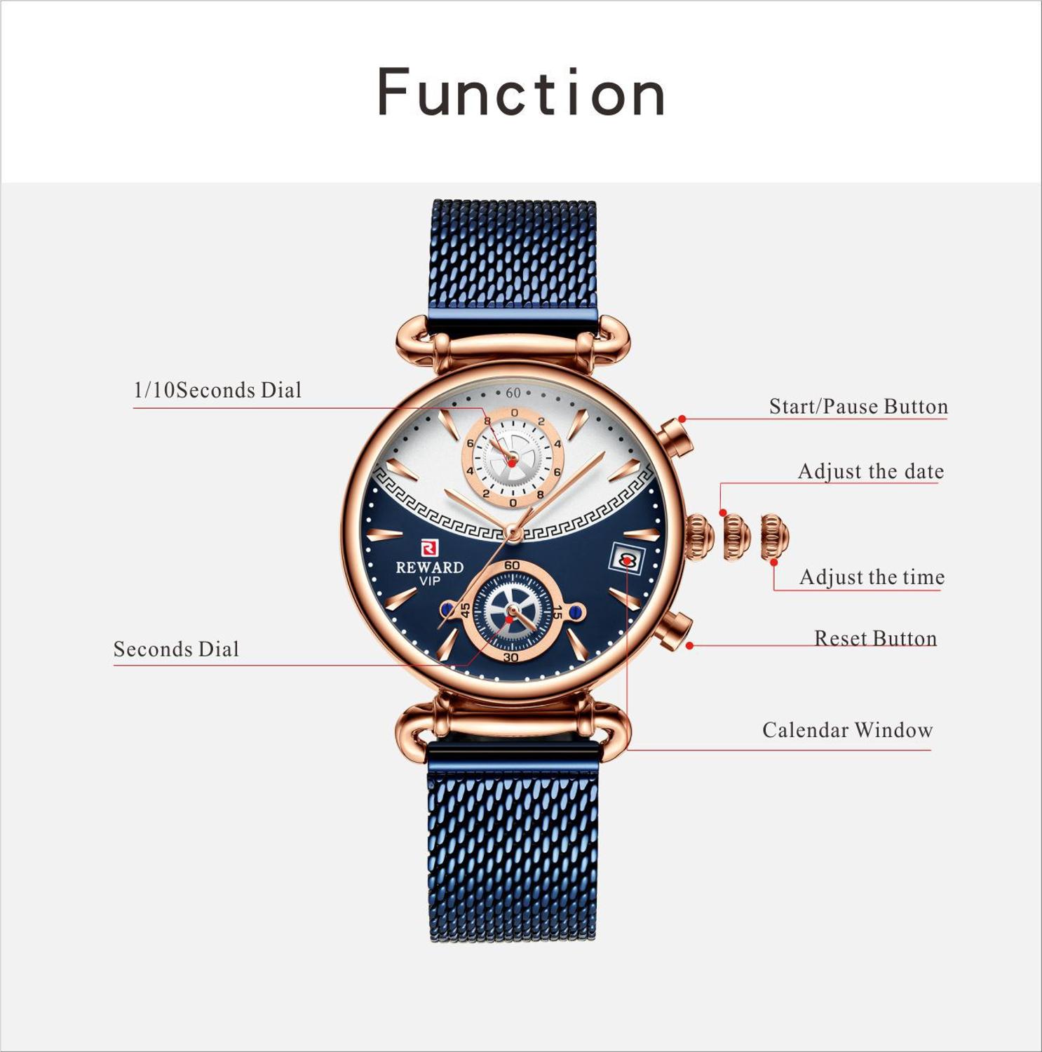 Belønning par ure luksus afslappet quartz herre ure mandlige armbåndsure ur homme часы женские top mærke reloj