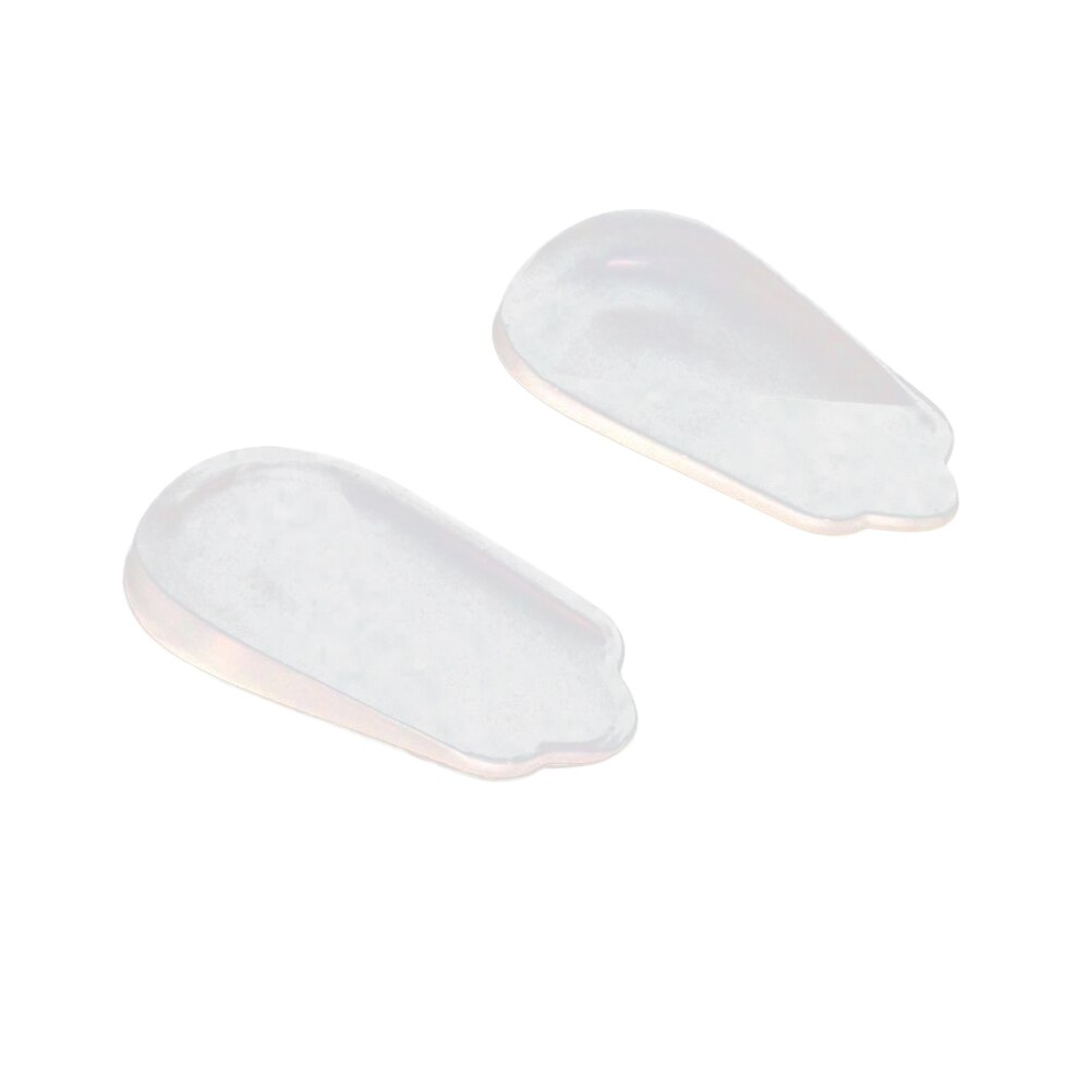 1 Paar Orthopedische Inlegzolen Zachte Siliconen Hak Pads Transparante Lift Insert Pads Voor O/X Benen Correctie (maat S/L)