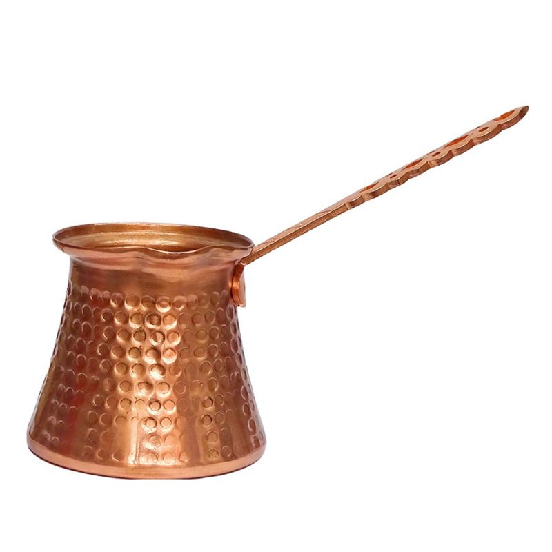 Café manche en bois Cezve turc cafetière 320ml café turc cuivre cafetière pour turc Cezve cafétéria