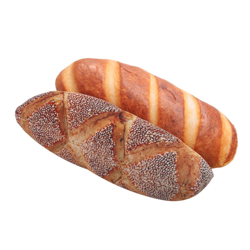 Pão de manteiga longa carne floss sésamo pizza beefsteak travesseiros comida pelúcia travesseiro simulado snack decoração encosto almofada
