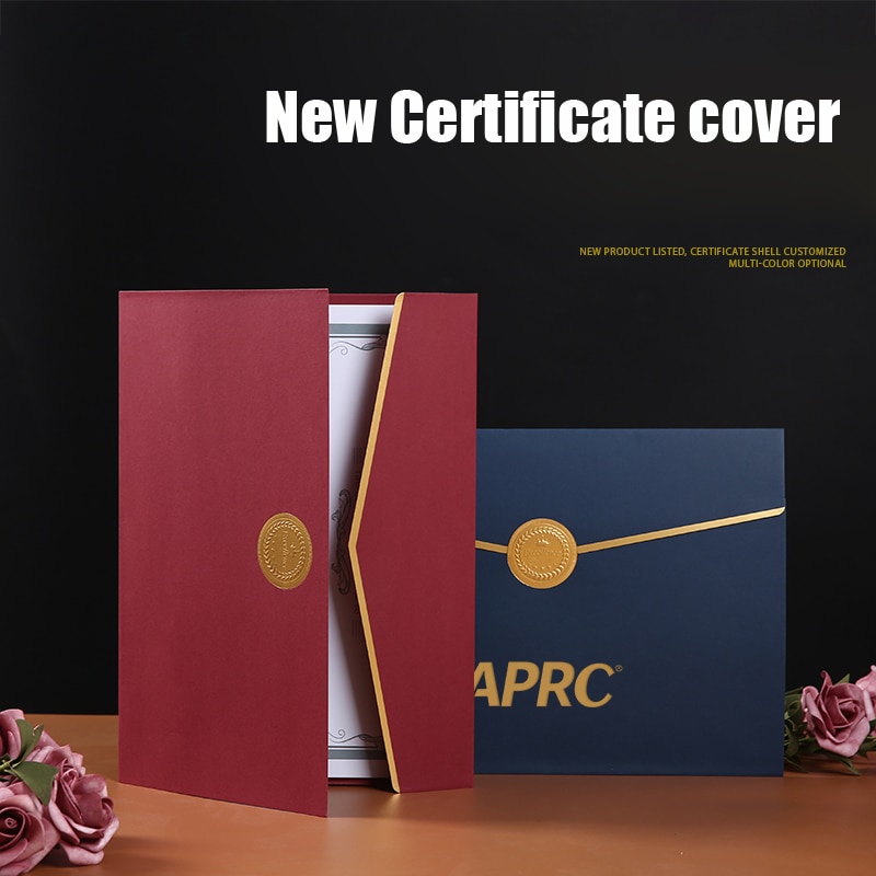 Cuckoo Certificate Honor Case Appointment Paper Document Storage A4 Paper Cover Completion Certificate Inner Core Cover