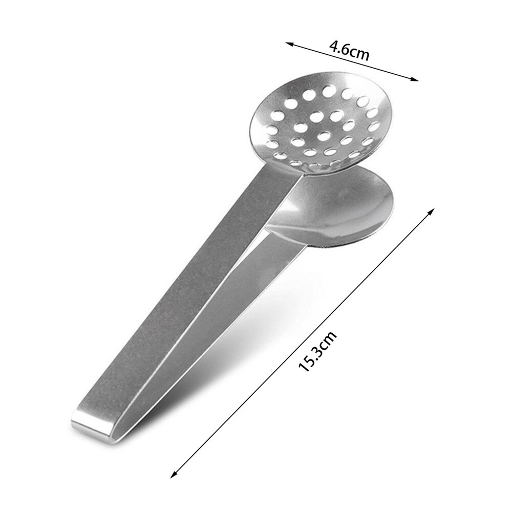 Rvs Theezakje Clip Tang Squeezer Zeef Houder Voor Keuken Clips Tweezer Combinatie Van Massief Plaat Zeef Plaat.