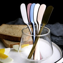 3 stks/partij Goede Kleurrijke Boter Messen voor Brood 304 Roestvrij Staal Boter Mes voor Ontbijt Restaurant of Hotel