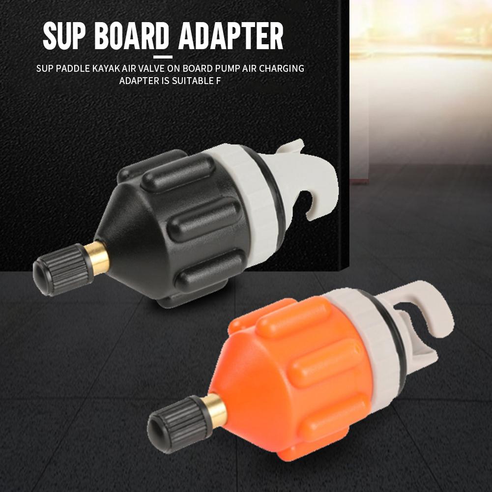 Adaptador de válvula de aire duradero para tabla de SUP, resistente al desgaste, para bote de remos, Kayak, nailon, 1/2 piezas