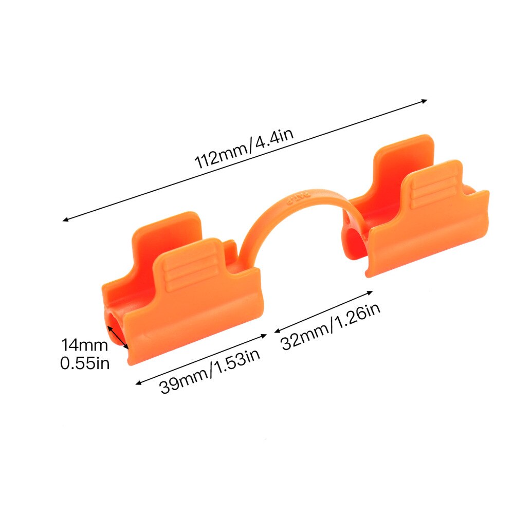 Fixing Clamp Clip Pipe Clamps Elbow Bracket Gardening Supplies PE Plastic 20Pcs GREEN Greenhouse Warm Film Buckle