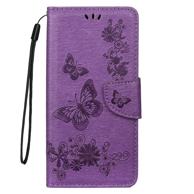 per Samsung galassia A02S custodia SM-A025 etui per Samsung A02S A02 S A 02 S portafoglio Flip coperchio Galaxya02s retrò farfalla pelle Capa