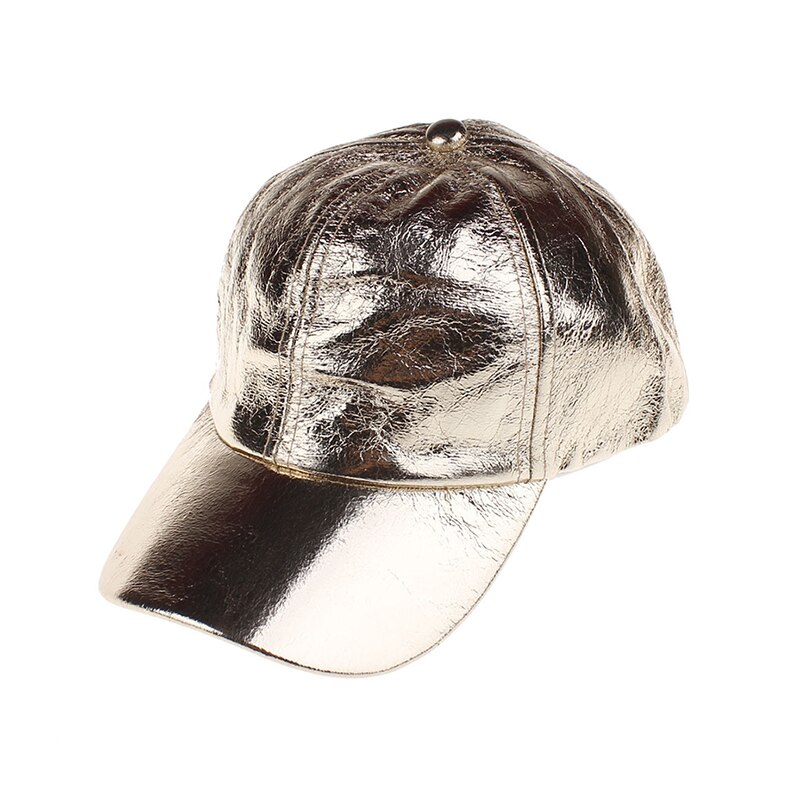 Neue Pop unisex Mann Frau Gold Silber Champagner Funkelnden Einstellbare Außen Hysteresen-Hütte Baseball Deckel gorro einstellbar: 2