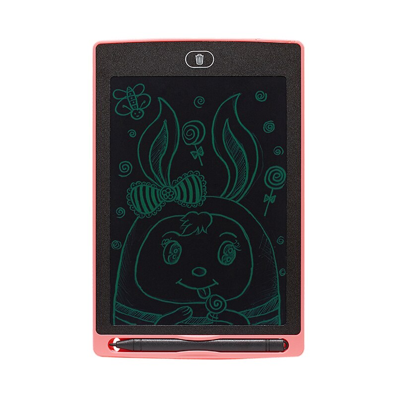 12 inch Digital Writing Tablet LCD Screen Electronic Drawing Tablet Children Writing Drawing Board: 8.5 Inch -Pink
