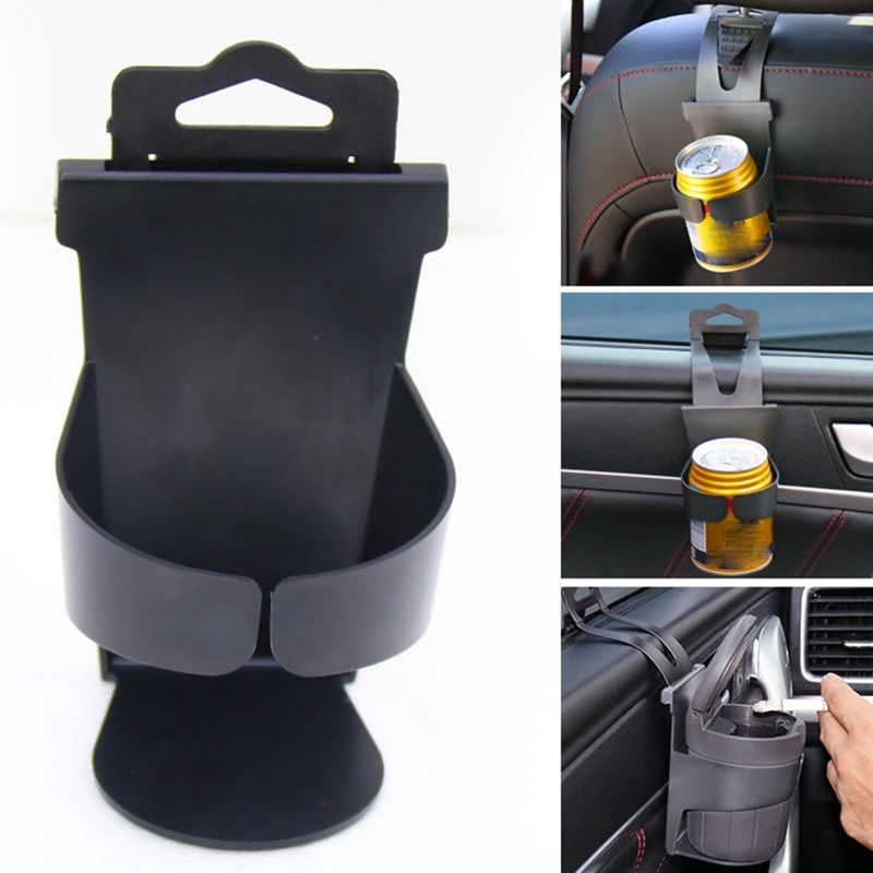 Black Universal Vehicle Car Truck Door Mount Drink Bottle Cup Holder Stand Car Interior Accessories