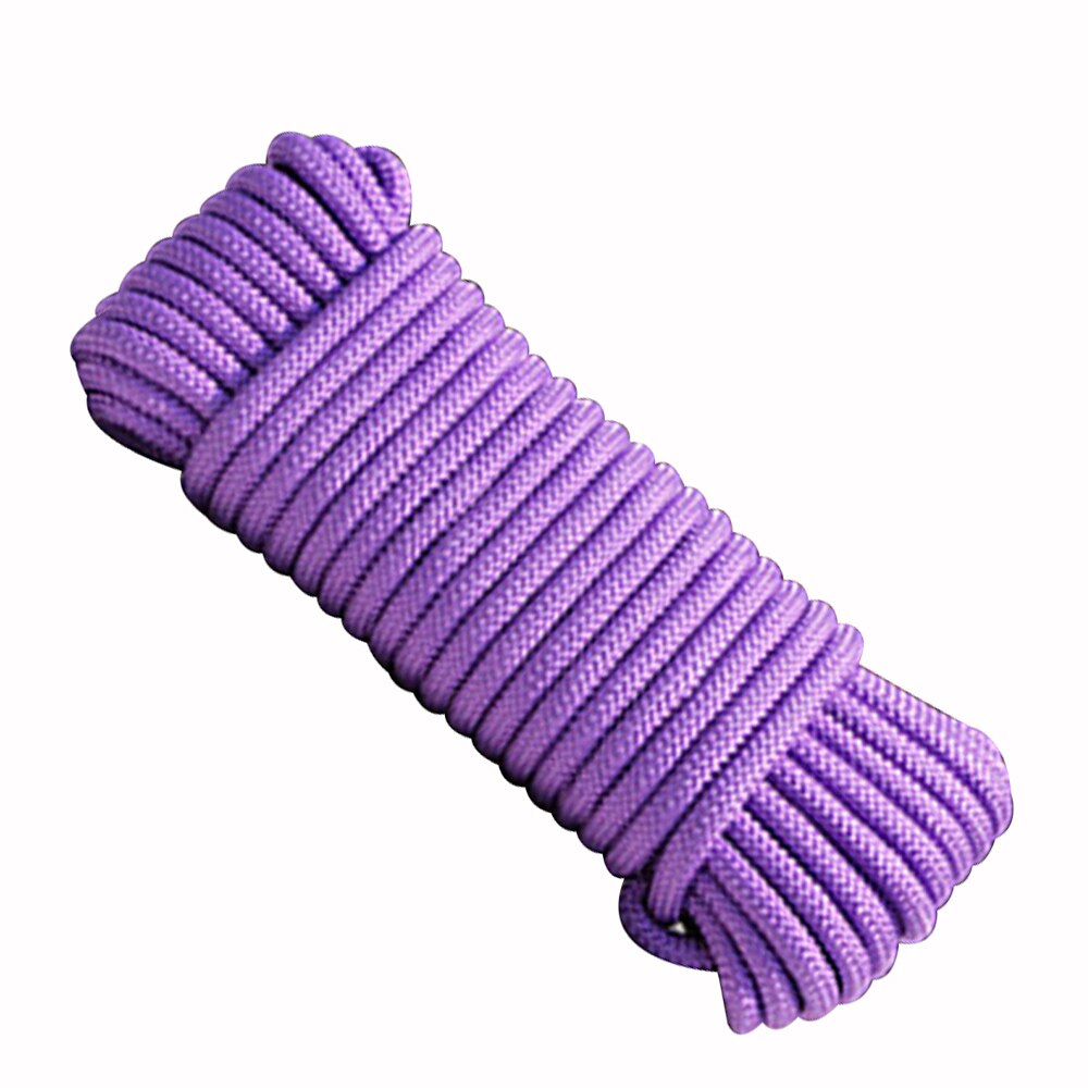 Corde de Parachute Dia 2 MM 50 100 mètres, corde de tente pour randonnée Camping corde à linge Bracelet bricolage: GRAY / 100M