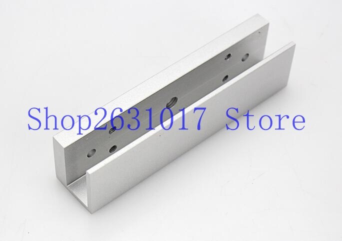 Lage Frameloze Glazen Deur Guard Systeem 180 kg Magnetisch Slot Beugel Hoge Sterkte Aluminium U-vormige Deur Klem