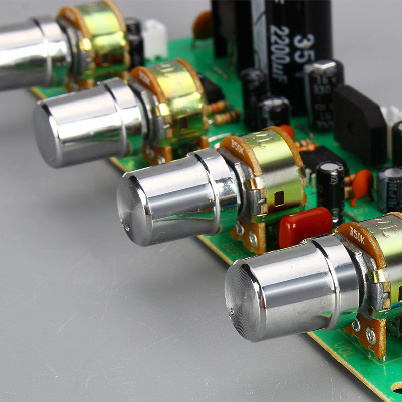 12V NE4558 HIFI Preamp Tone Board Bass Treble Volume Control Pre-Amplifier Board