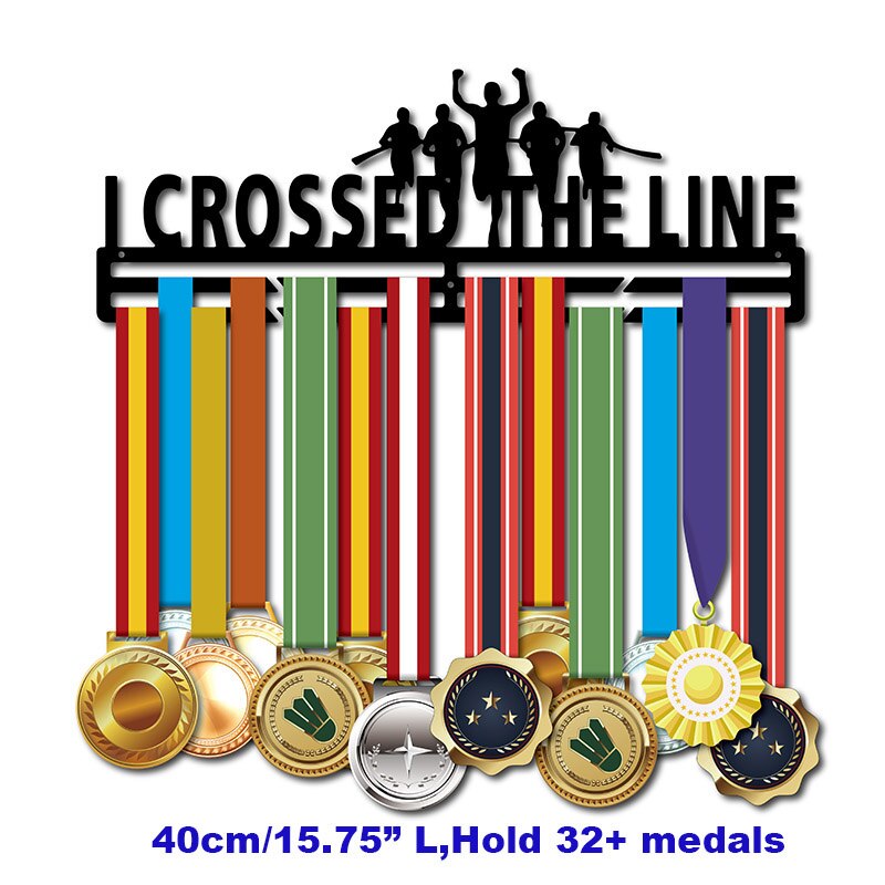 Marathon medal hanger Running medal display rack sport medal hanger hold 32+ medals 2.5mm thickness stainless steel