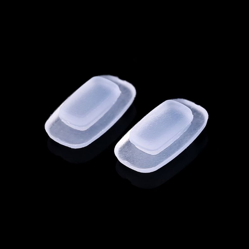 5 Paires/lot Inséré Silicone Carré Airbag Plaquettes Souples Sur Lunettes Lunettes À Fentes Accessoires