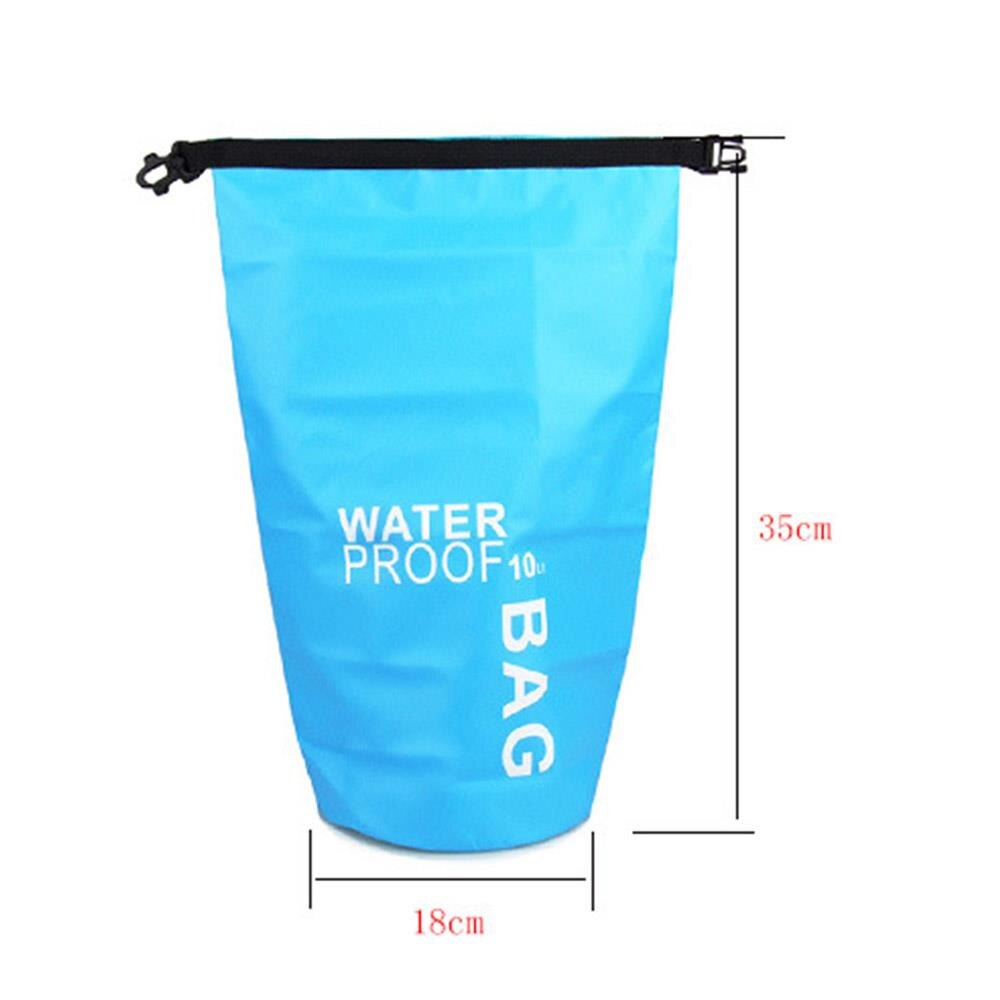 Slidstærk vandtæt tørpose drivpose 3 farve sport svømning udstyr udendørs svømmetasker praktisk 250 dpvc klip klud