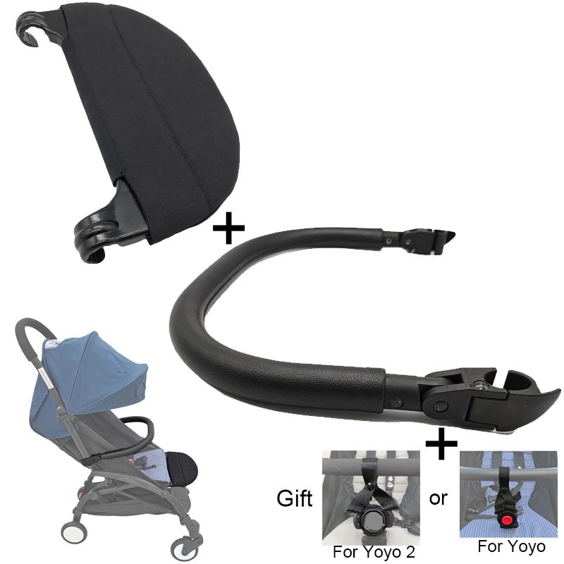Momtan®Kinderwagen Zubehör Beins tütze Stiefel und Armlehne für Babyzen Yoyo2 und Yoyo 2 Kinderwagen Trittbrett Pu Stoßstange