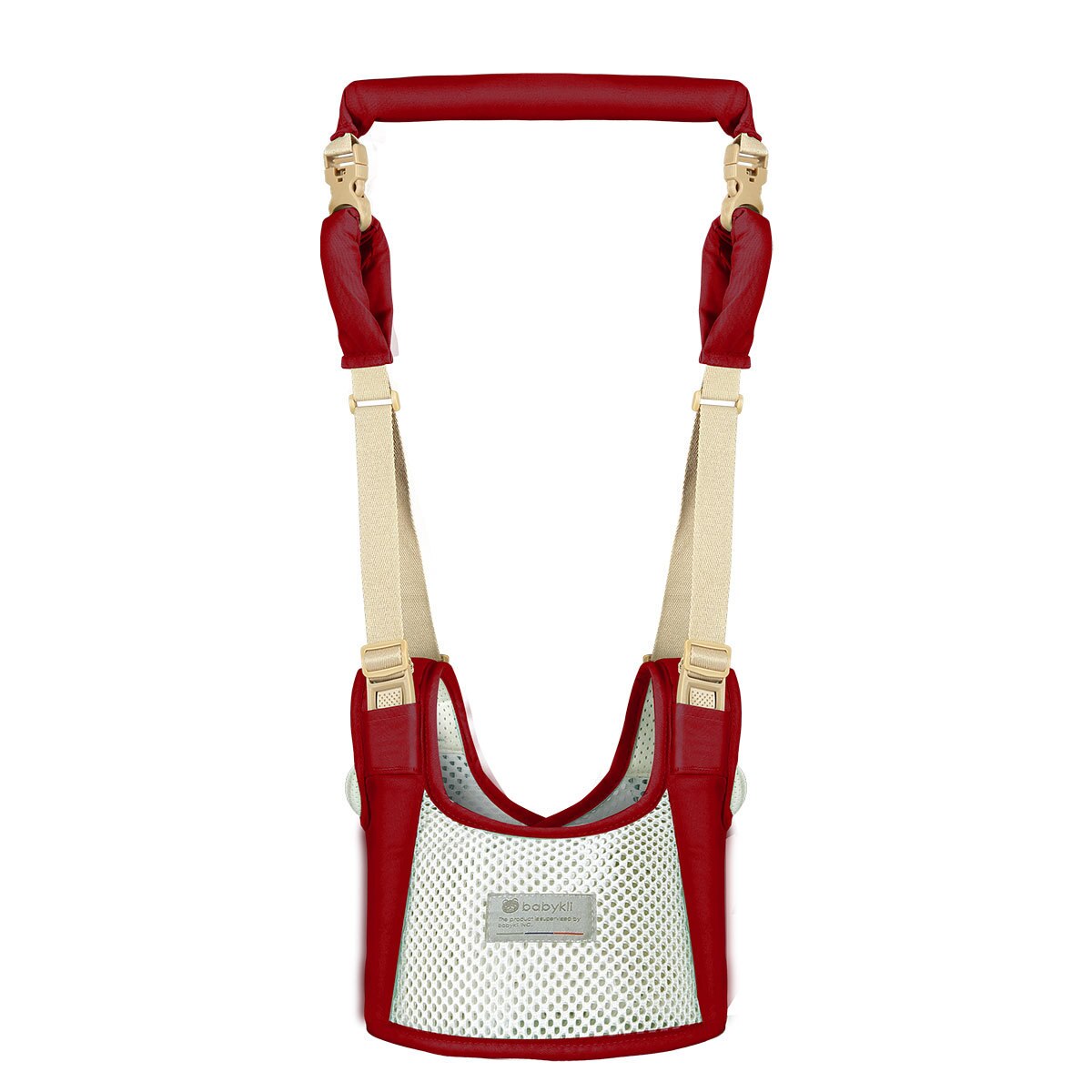 Baby Walker Peuter Harness Walk Leren Assistant Touw Voor Lopen Riemen Band Vleugels Met Afneembare Kruis Voor Baby: B Red