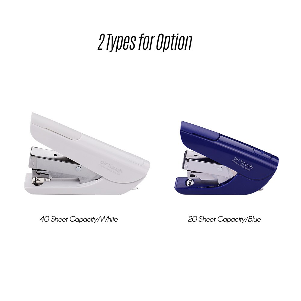 Power Saving Desk Stapler Spring Powered Stapler 40 Sheet Capacity for Home School Office Executive
