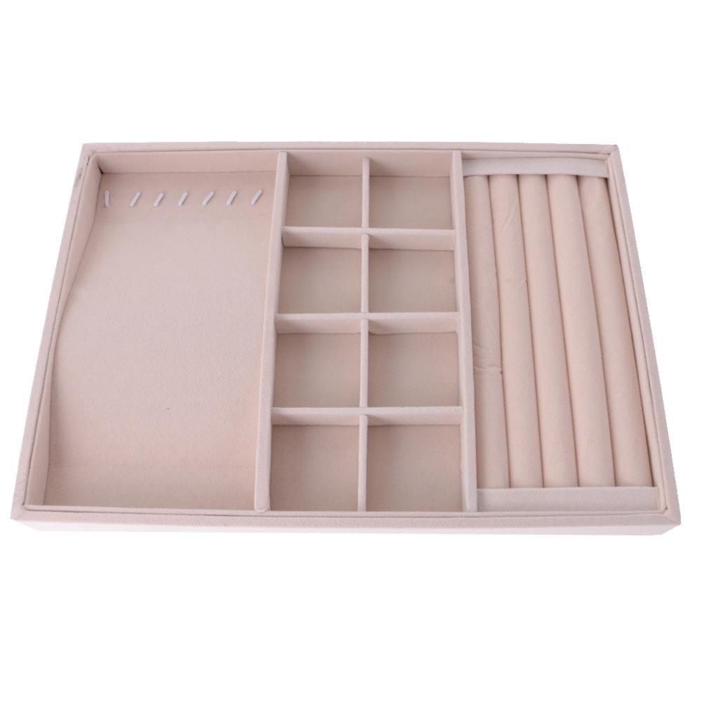 ringe øreringer halskjede smykker vise arrangør boks skuff utstillingsholder