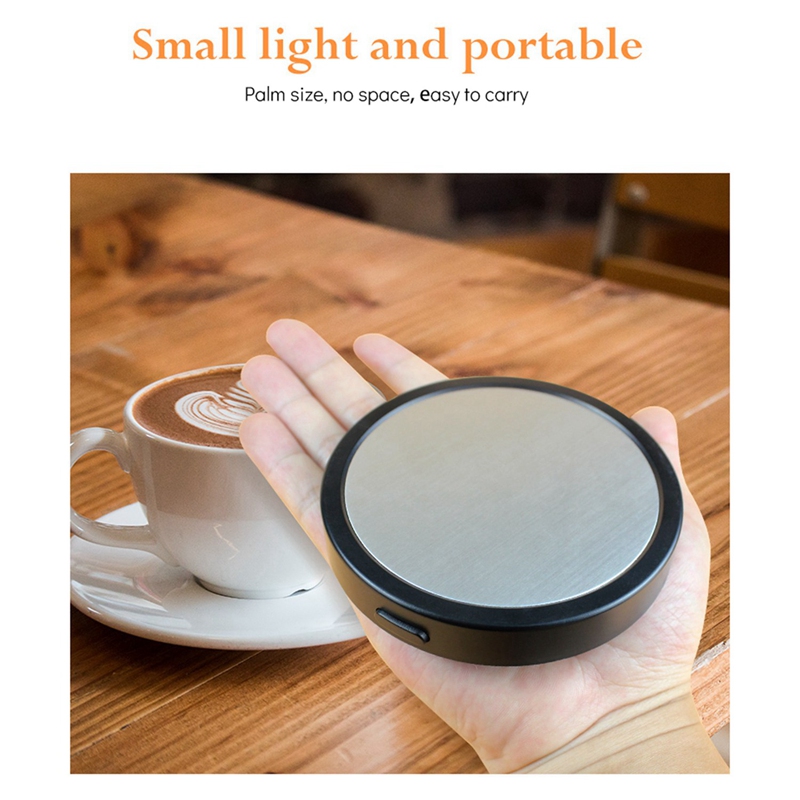 Gadget chauffant USB, coussinet de tasse mince, pour boisson au café ou au thé, plateau chauffant USB, fournitures pour la maison et le bureau