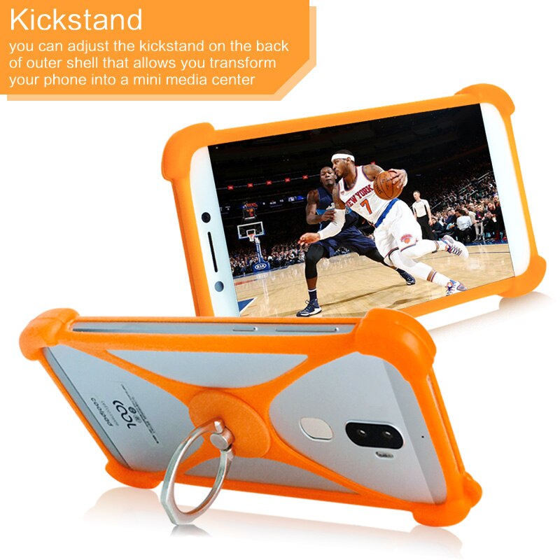 Blackview BV7000/Pro funda giratoria funda del teléfono del anillo para Blackview BV6000s funda Universal suave Blackview BV4000 BV5800 BV6800 pro