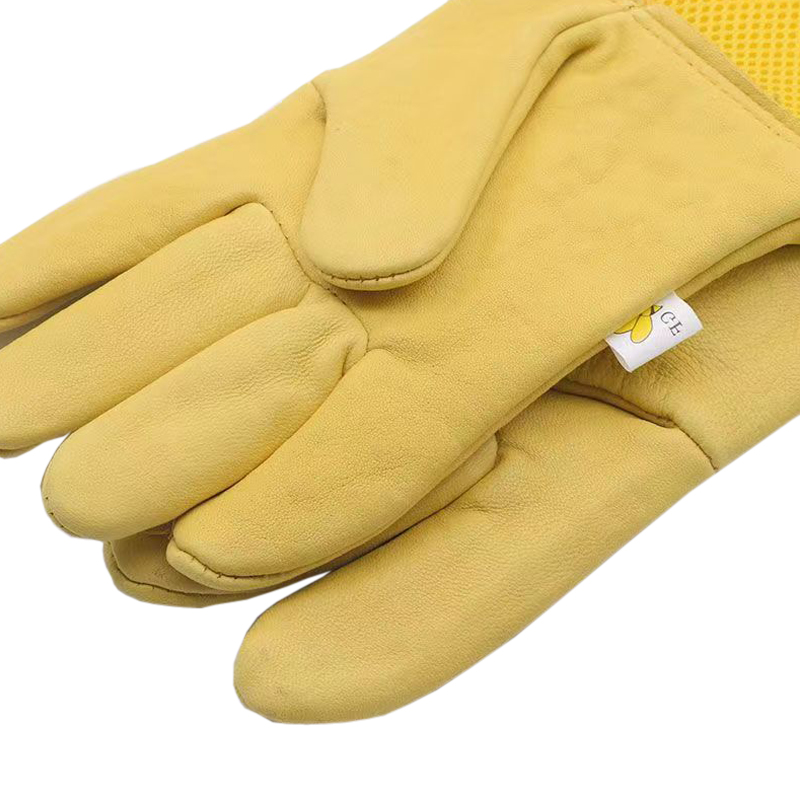 Luvas de apicultor mangas protetoras ventiladas profissional anti abelha para apicultura apicultor evitar ferramentas colmeia