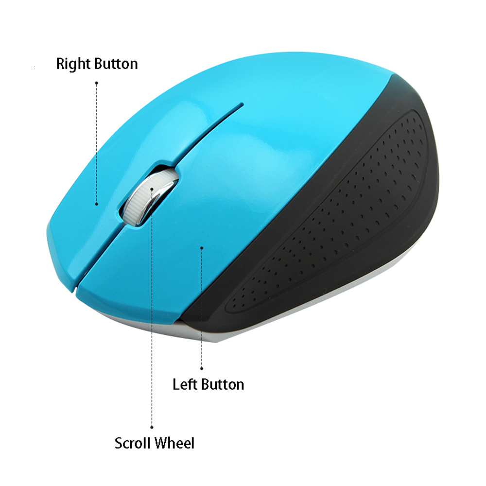 Chyi usb optische pc-maus 2.4g ergonomische kabellose mäuse 1600 dpi-empfänger büro- und gaming-mäuse tragbar 3d gaming-mäuse für laptops