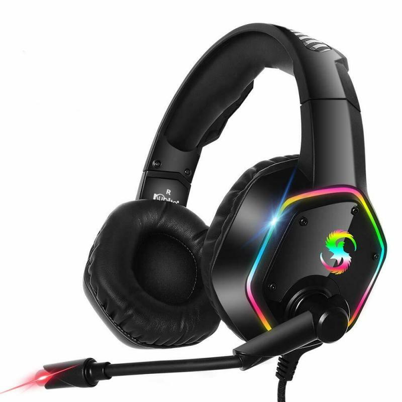 3.5mm K15 casque de jeu micro à LED casque pour PC portable PS4 mince Xbox One X S casque de jeu