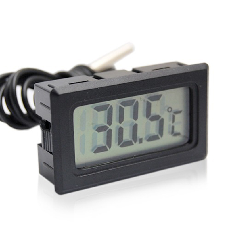 Accesorios para adornos de coche, medidor de temperatura Interior de coche con pantalla LCD Digital, herramientas, termómetro, Sensor de temperatura