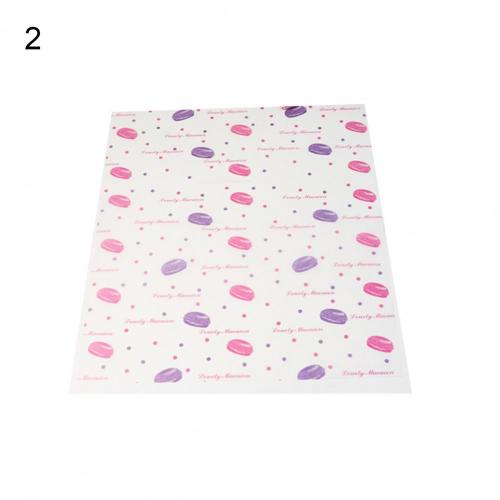 Double-sided Printed Food Grade Hamburger Food Picnic Tissue for Cake: 2
