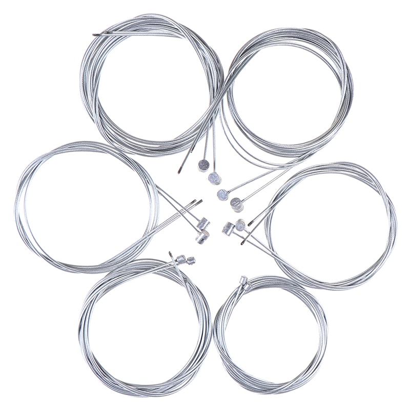 2Pcs Bicycle Gear Cable Universal MTB Road Bike Bicycle Inner Brake Cable Core Wire Brake Line Cables Accessories