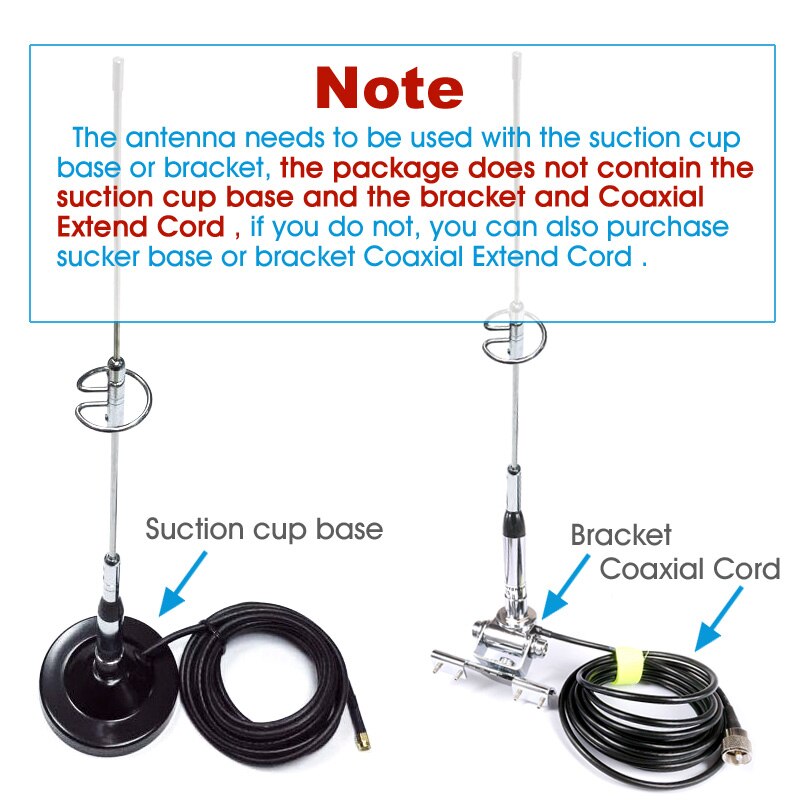NL-770S Carro Antena de Rádio de Carro para YAESU ICOM Kenwood Walkie Talkie Dual Band VHF/UHF 144/430 MHz antena Aérea PL259