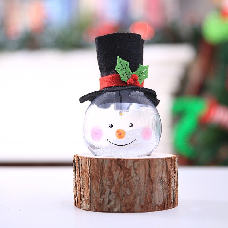 leuchtend Spielzeuge niedlich Christmas Baum Weihnachten Anhänger hängend Ball Christmas Beleuchtung Neu1
