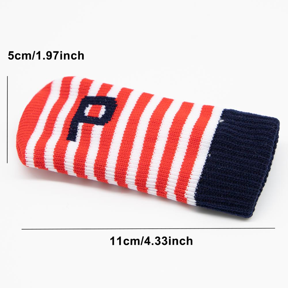 Knitted Golf Club Iron Headcover Golf Iron Head Covers Golf Wedges Head Covers Color 10pcs/Set