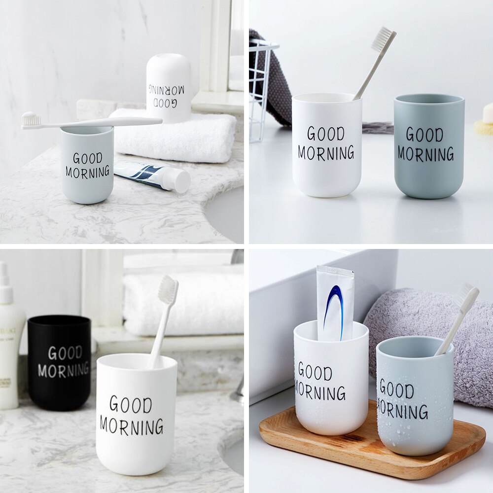 Toothbrush Holder Cup Bathroom Tooth Brush Cup Toothbrush Mug Travel Toothpaste Holder Storage Container Bathroom Accessories