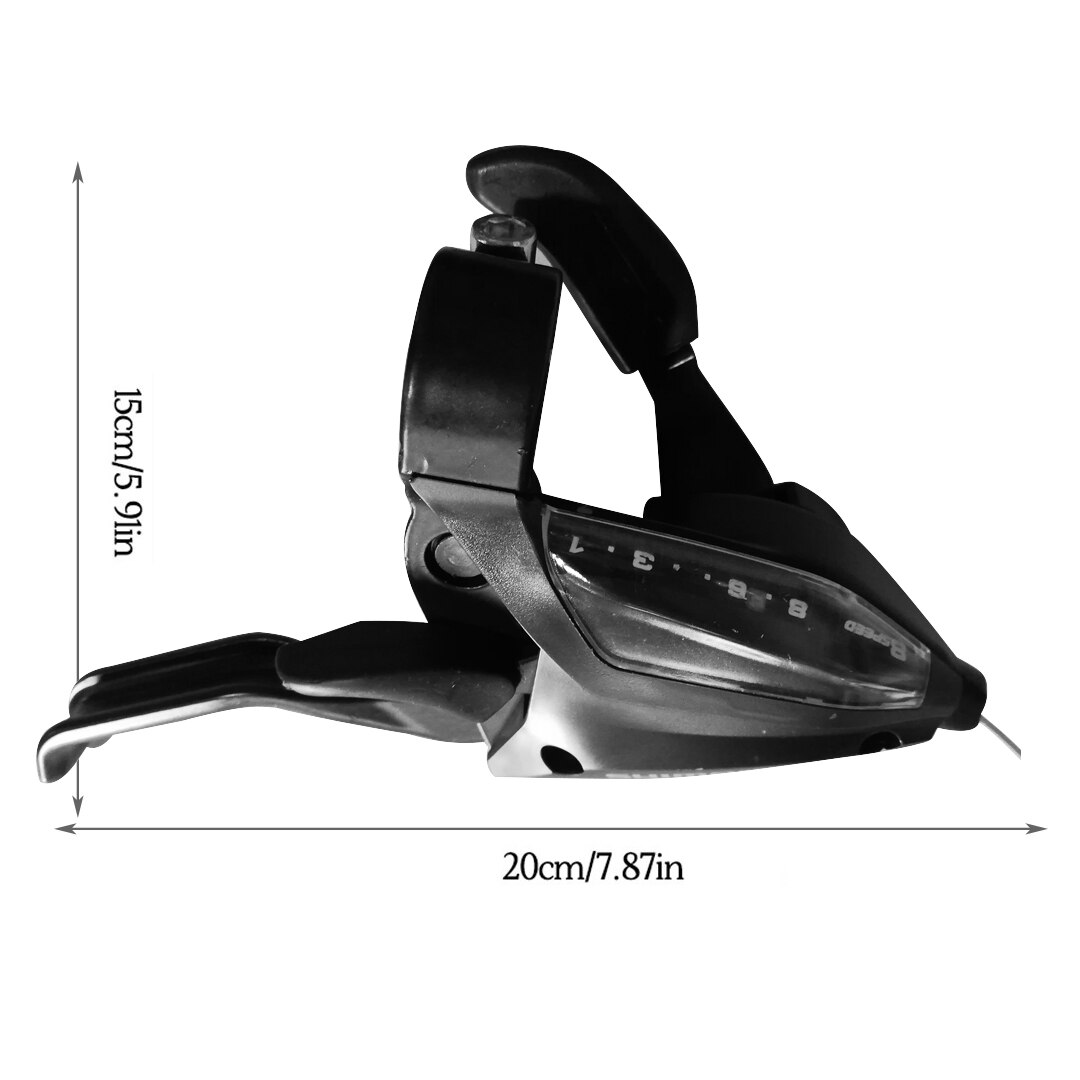 Bike Gear Shifter Mountain Fiets Speed Remhendel Optische Gear Display Indicator Plastic Road Fietsen Derailleur Fiets Deel