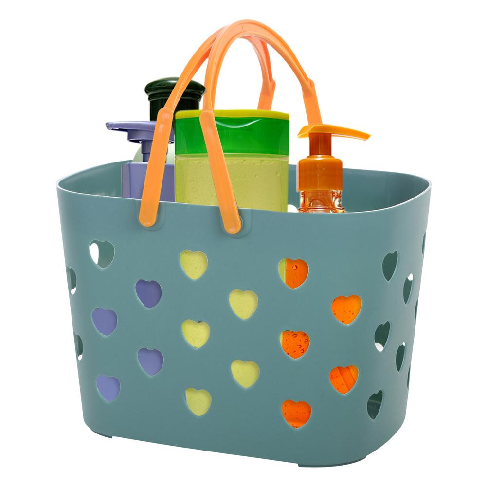 1 Pcs Storage Basket Plastic Storage Basket Bathroom Items Organizer Home Portable Kitchen Drain Baskets