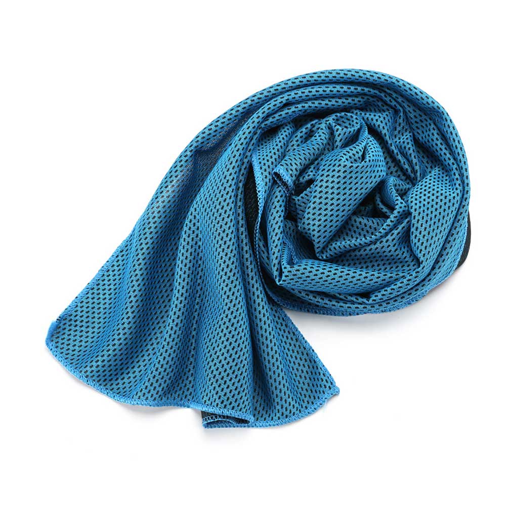 Microfiber Sport Handdoek Snelle Koeling Ice Gezicht Handdoek Sneldrogende Strand Handdoeken Zomer Blijvende Instant Chill Handdoeken Voor Fitness yoga: Sky Blue