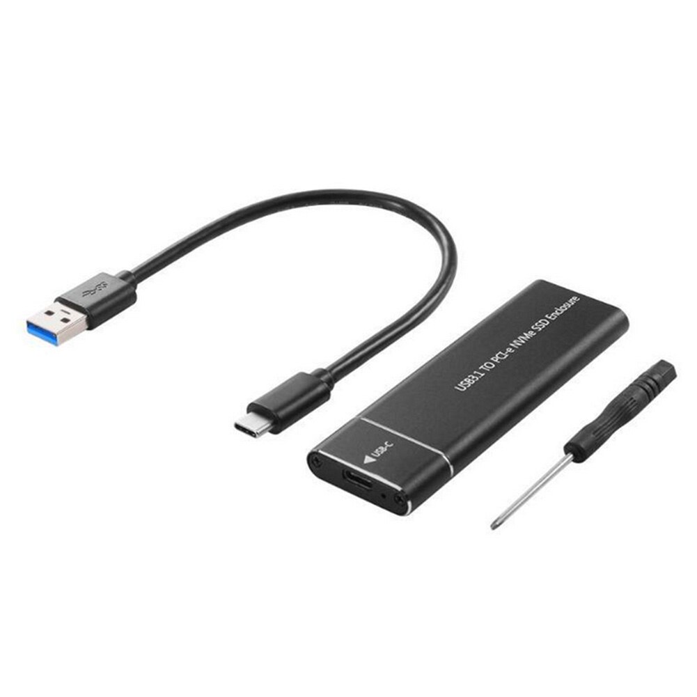 Usb 3.1 Type-C M.2 Nvme Ssd Behuizing 10Gbps M-Key Pci-E Mobiele Case Box: 01