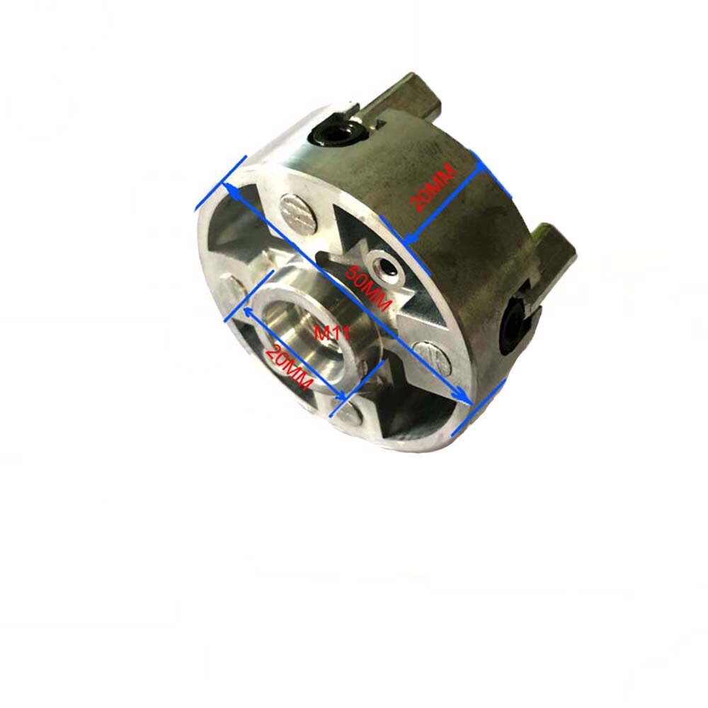 Fyra 4 käftchuck  z011a för metall mini svarv  m12 x 1mm gängad baksida 1.8 ~ 56mm/12 ~ 65mm mini spännband svarv tillbehör