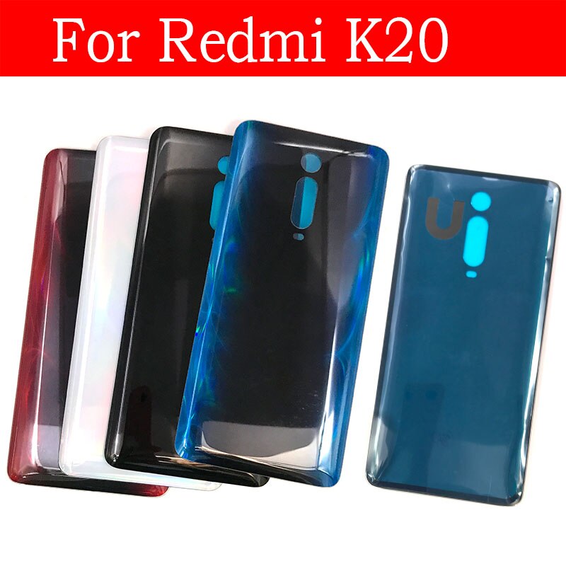 Back Glass Cover For Xiaomi Mi 9T MI9T pro Back Battery Housing Door Replacement Case For Redmi K20 Pro Rear Back Cover