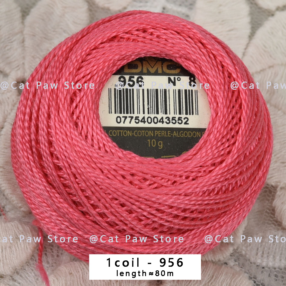 Hilos de punto de cruz DMC originales, hilo de bordar, hilo de moulina, hilo de algodón para gancho, hilo de coser, línea de ganchillo