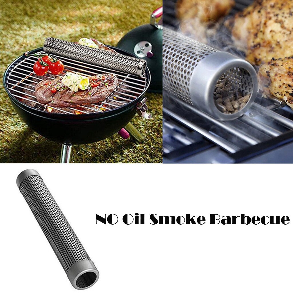 BBQ Accessories Outdoor Products Stainless Steel Smoker Cold Smoke BOX Barbecue Stainless Steel Smoke Box Barbecue Grill Smoking