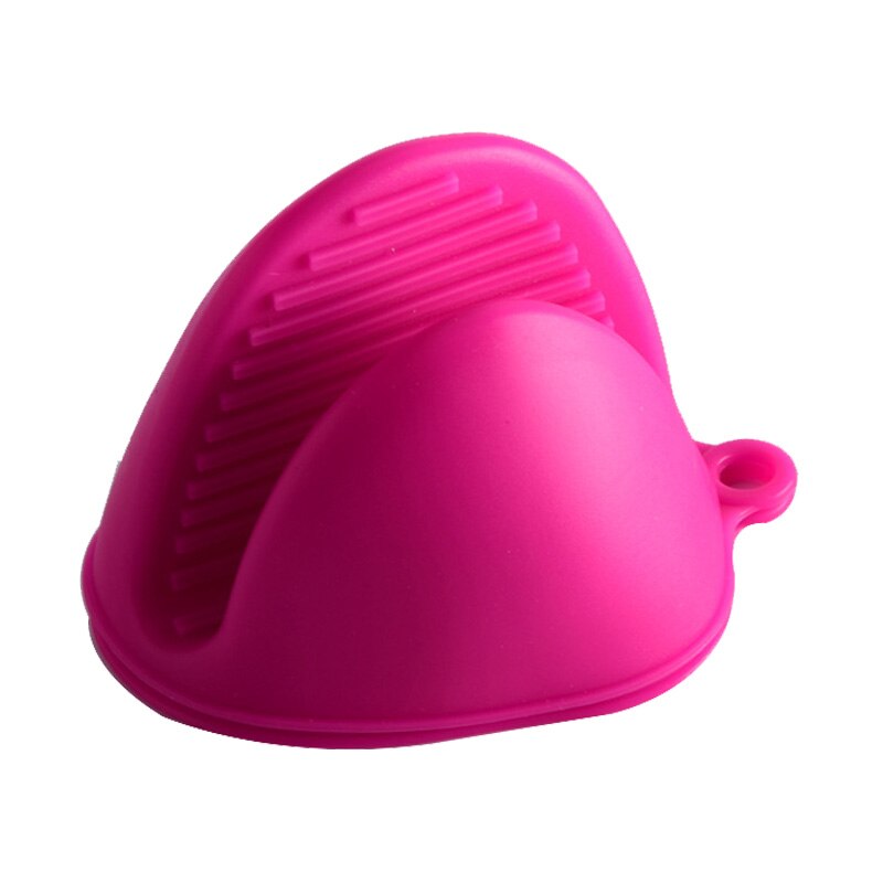 2PCS Thicken Silicone Baking Oven Mitts Microwave Oven Glove Insulation Non Stick Anti-slip Grips Bowl Pot Clips Kitchen Gadgets: I