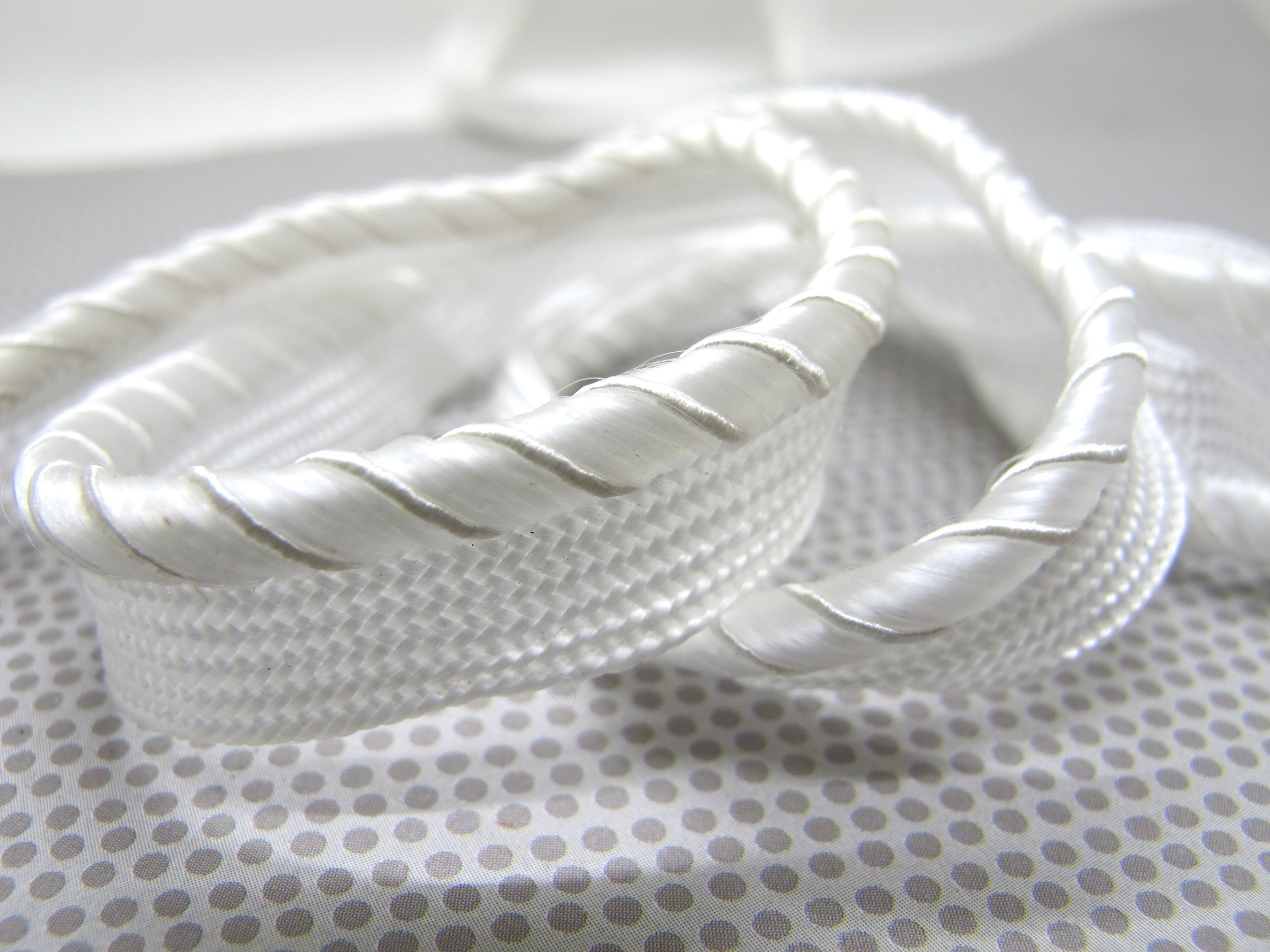 5 Yards 【WHITE】 Twisted Gevlochten Piping Lip Koord Trim | Kussen Kussen Trim | Bekleding Rand Trim Naaibenodigdheden: LC59 -12MM