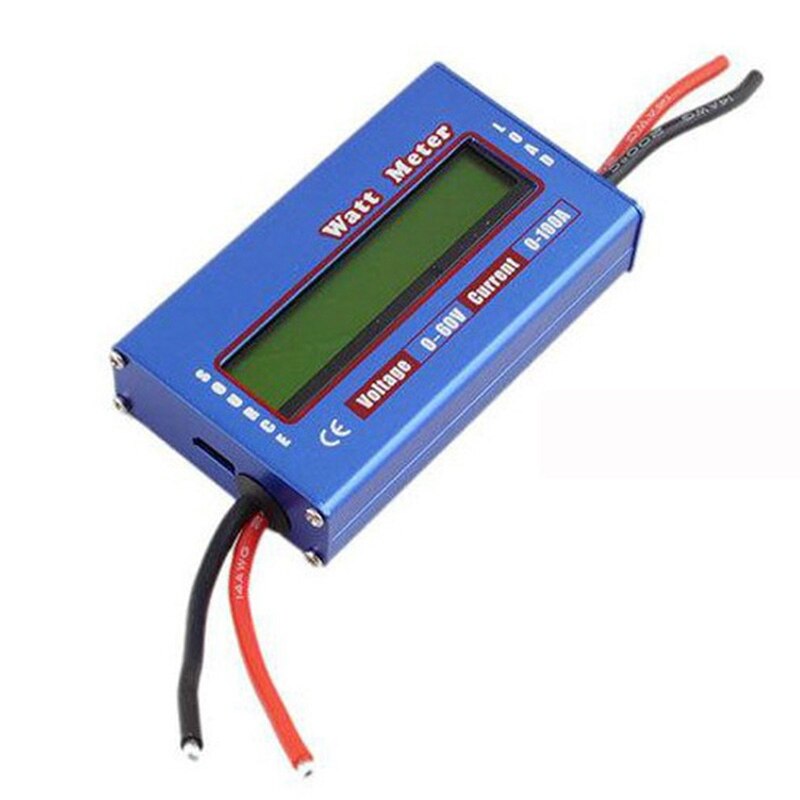 Digitale Wattmeter Watt Meter Energie Meter DC 60V 100A Gleichgewicht Spannung Batterie Prüfer