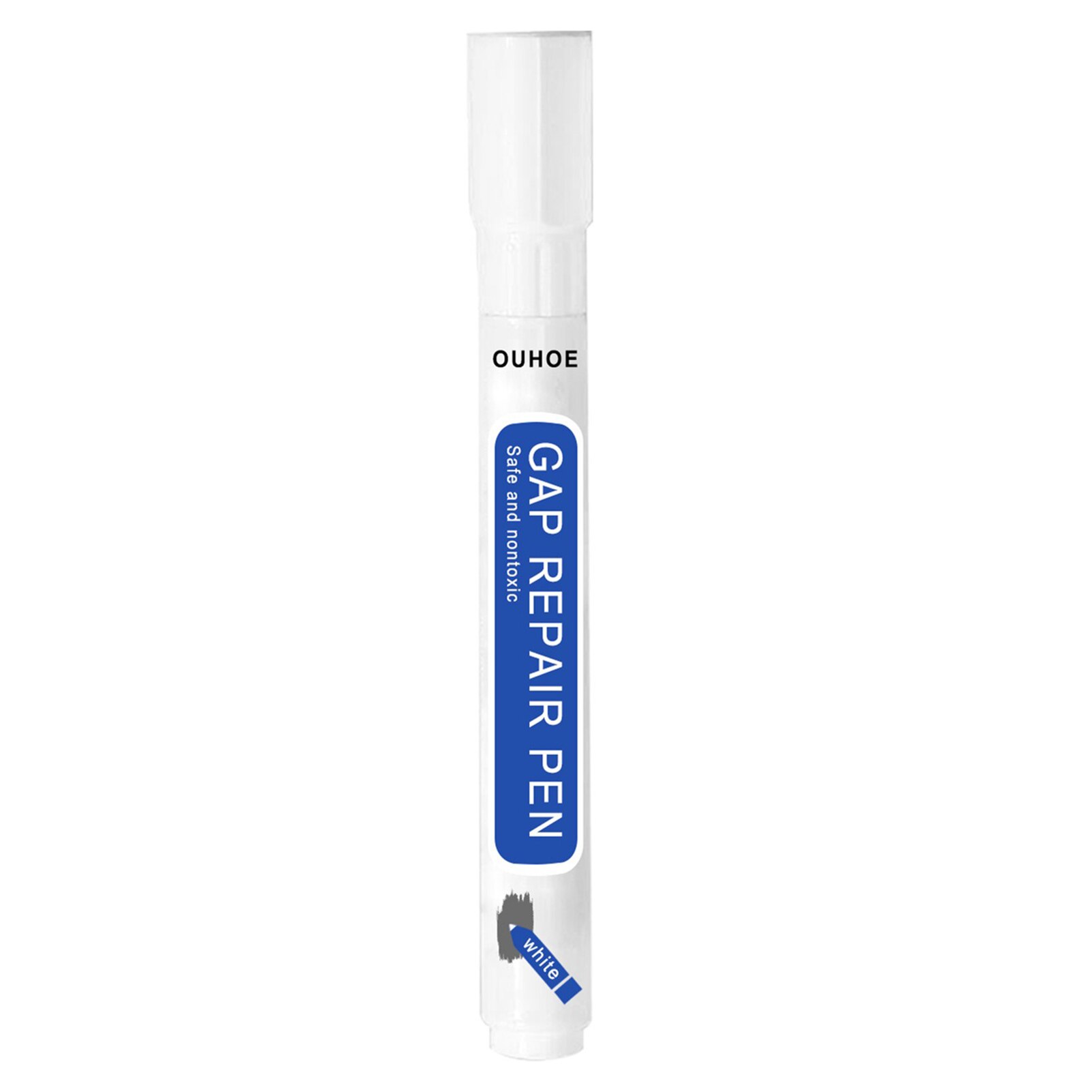 Waterproof Tile Gap Repair Color Pen White Tile Refill Grout Pen Mouldproof Filling Agents Wall Porcelain Bathroom Paint Cleaner: 1pcs