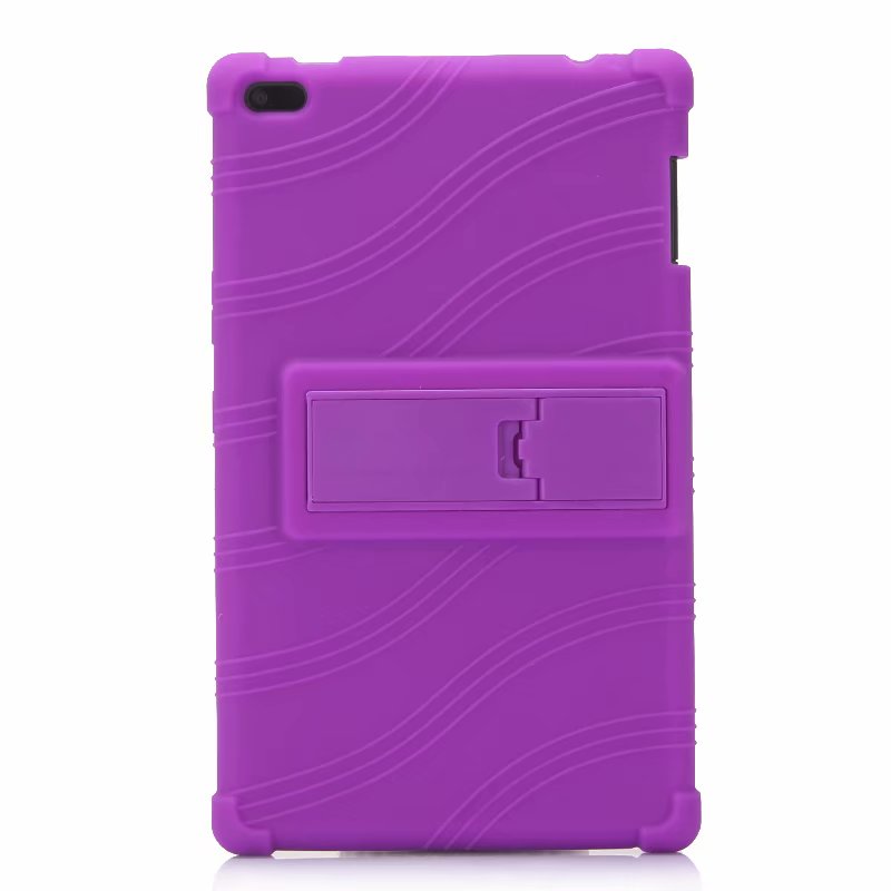 Funda protectora de silicona para Lenovo Tab 4, 8, Tab4 8,0 TB-8504, TB-8504F, 8504X, 8504I, 8504N, 8504L, carcasa suave: Morado