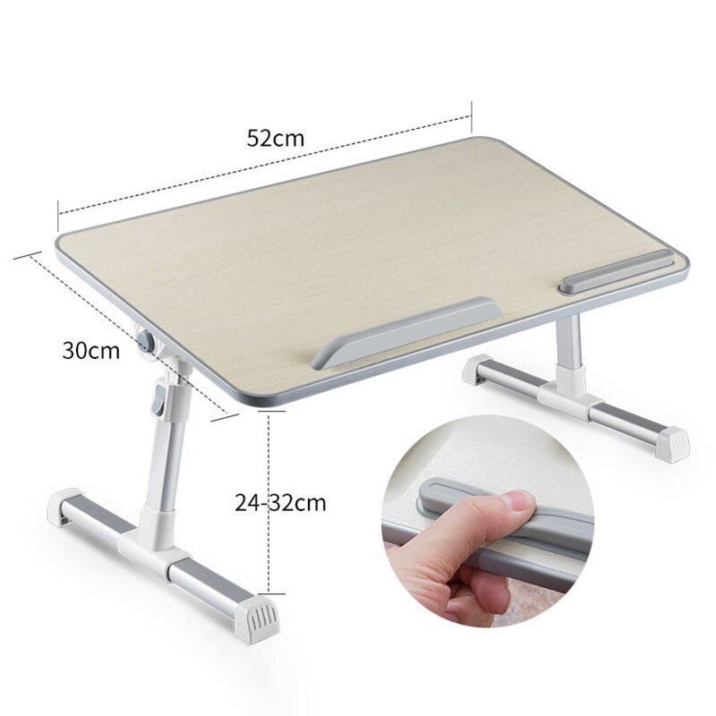 Bureau pliable pour ordinateur Portable, réglable sous plusieurs angles, lit sur pied, bureau d&#39;étude