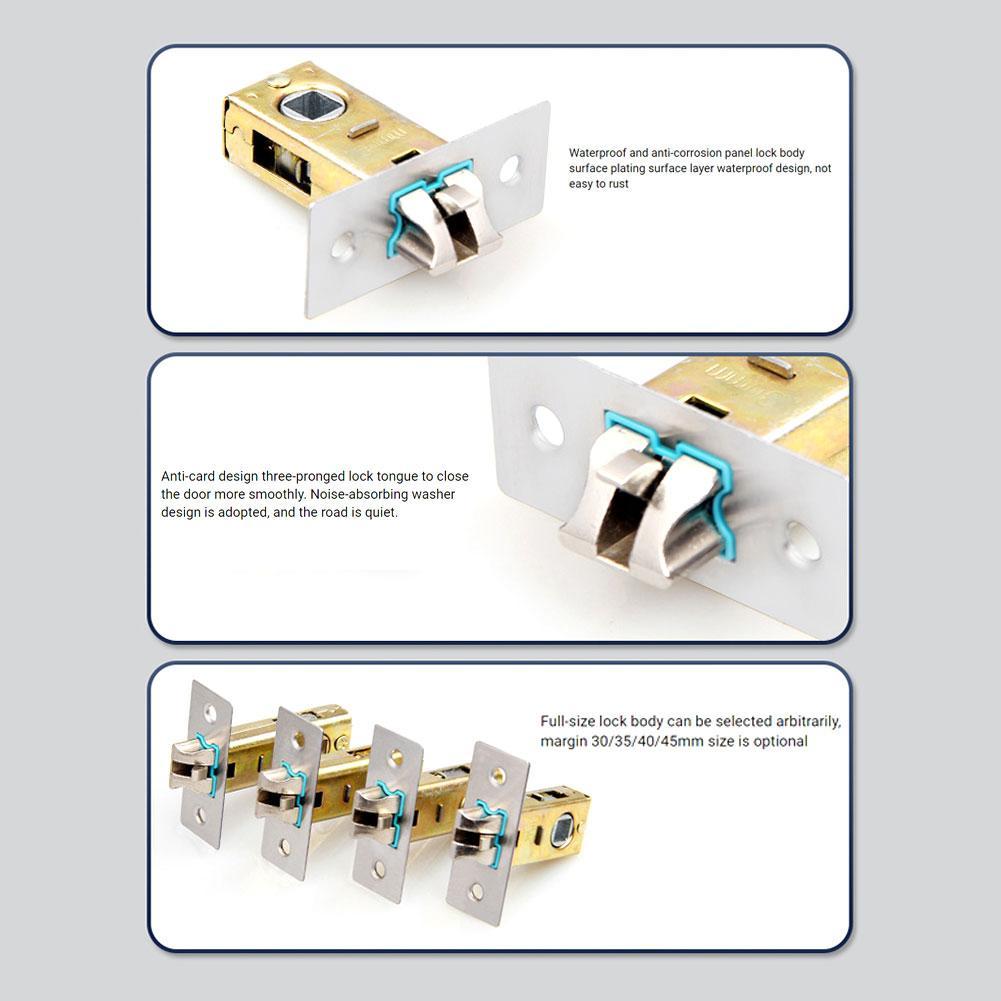 Mute Door Lock Core 30/35/40/45mm Desk Drawer Lock Wardrobe Cabinet Iron Cam Locks Anti-theft Security Furniture Hardware